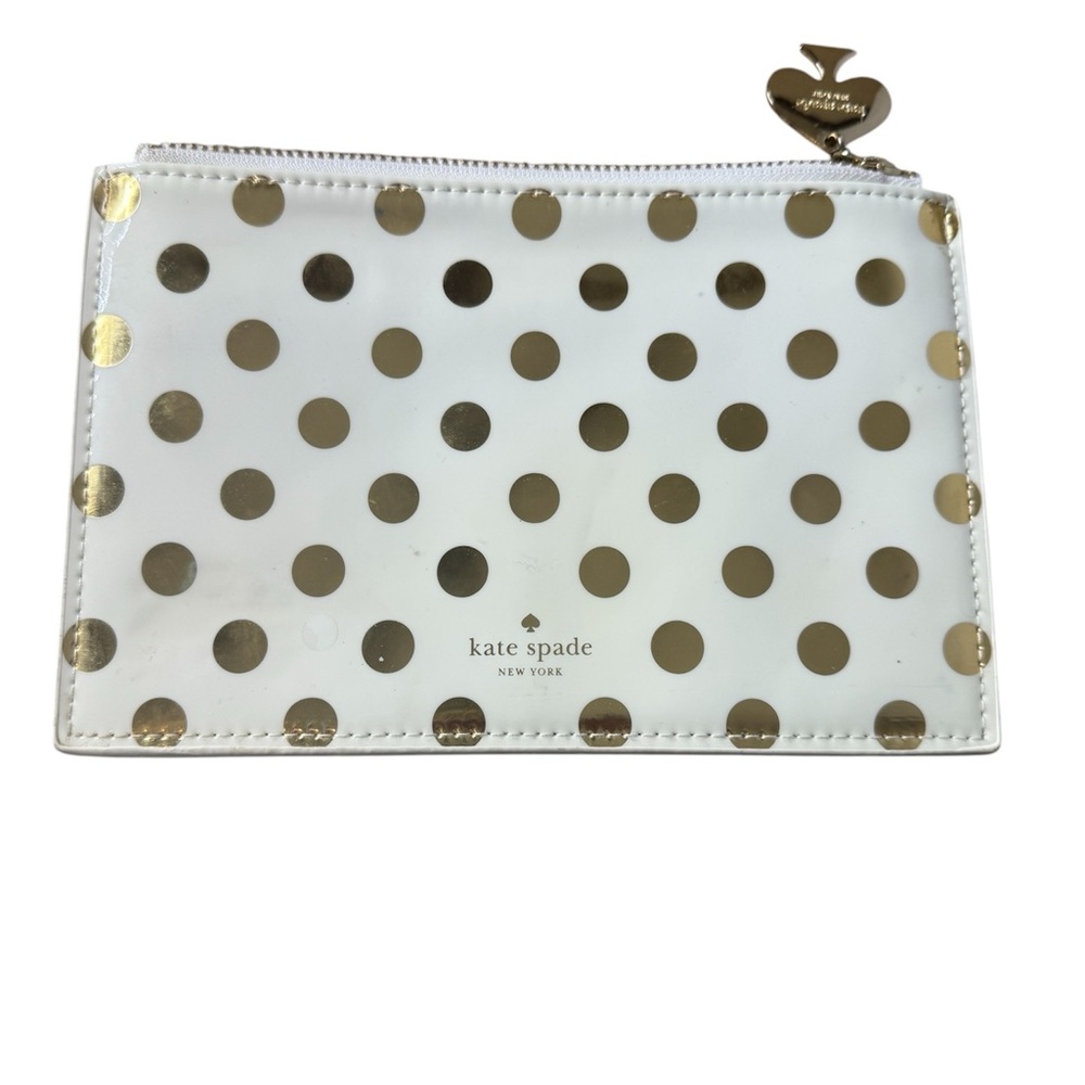 Kate Spade New York Metallic Polka Dots Pencil Case